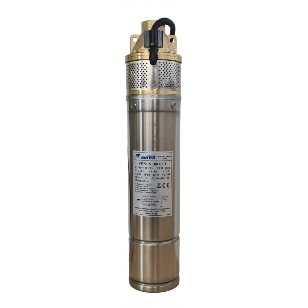 Venus Submersible Borehole Pump 4" 230v