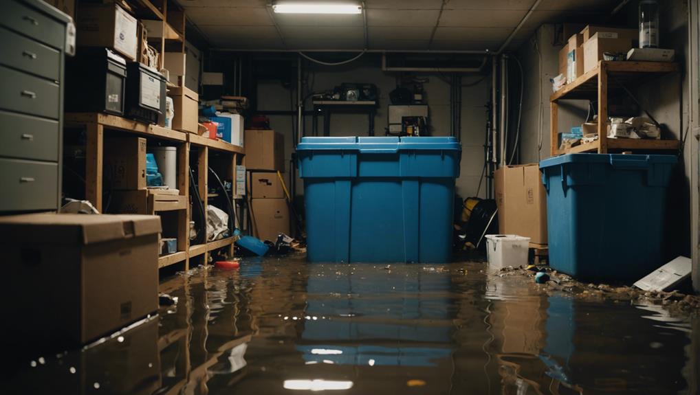 Household basement flooded