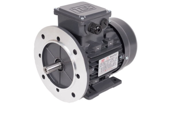 TEC T2A IE2 Motor, 0.37 kW, 3 Ph Aluminium, B35 Foot & Flange Mounted, 4 Pole, 71 Frame