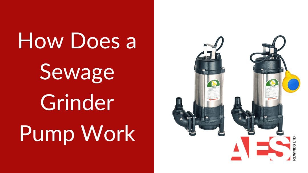 how does a sewage grinder pump work