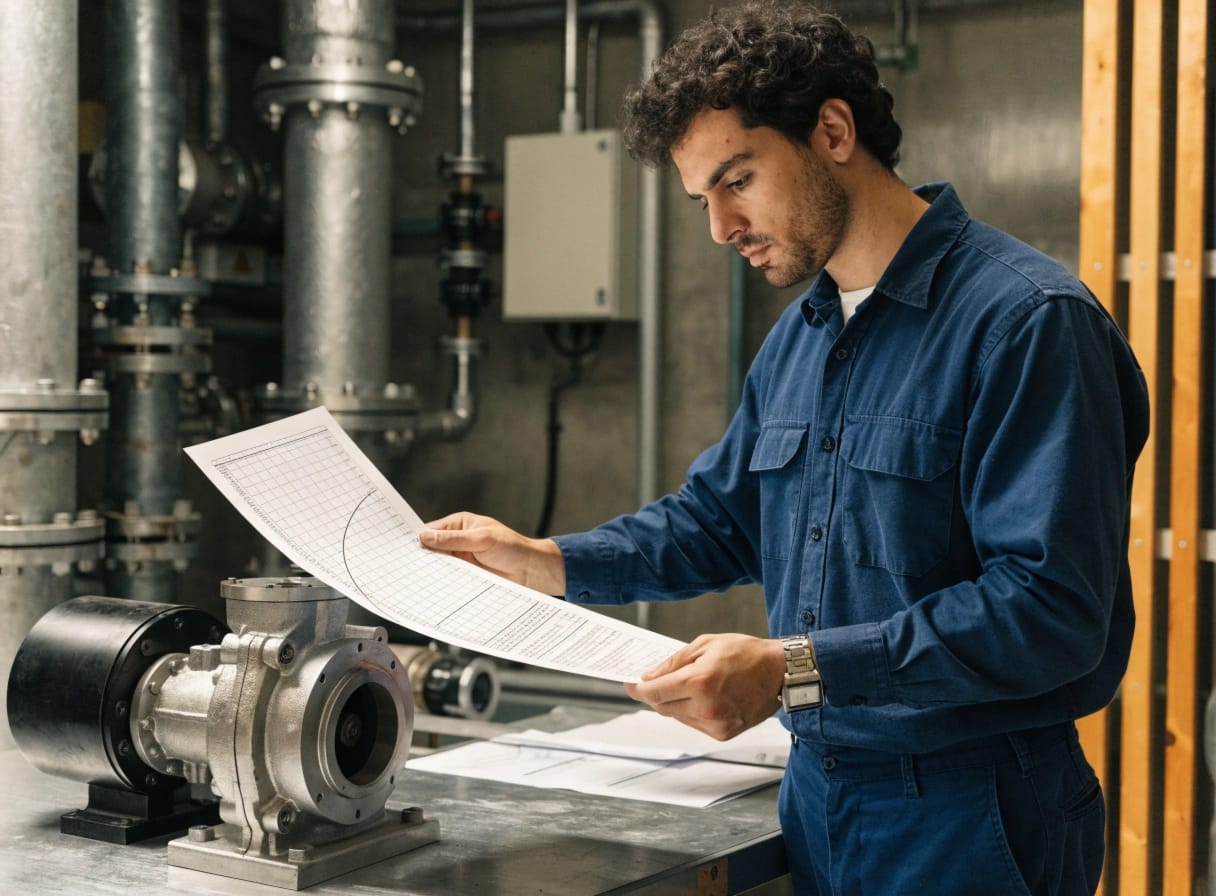 how to read a pump performance curve